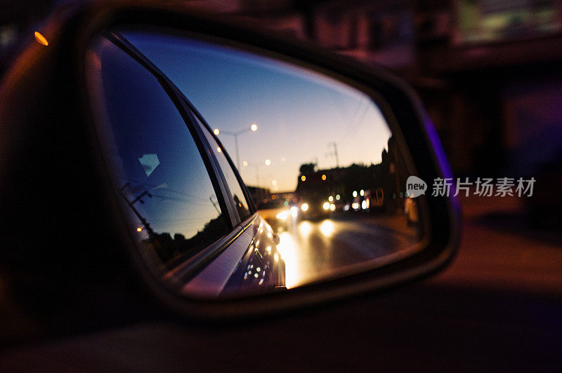 Night View on Rear View Mirror